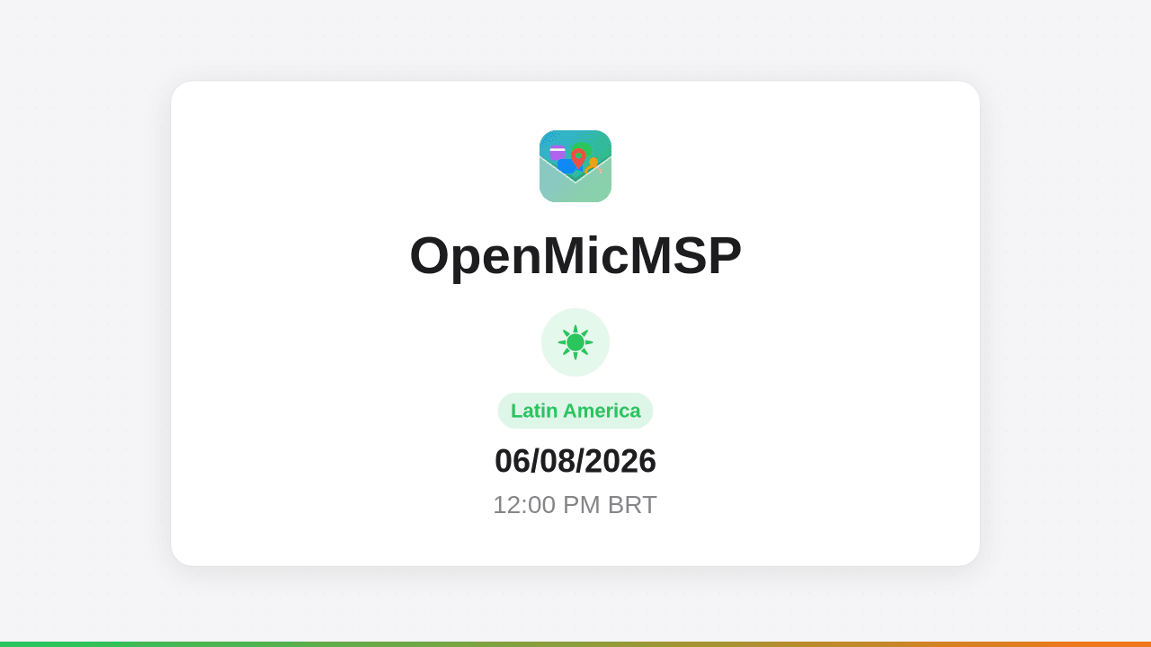 OpenMicMSP Latin America