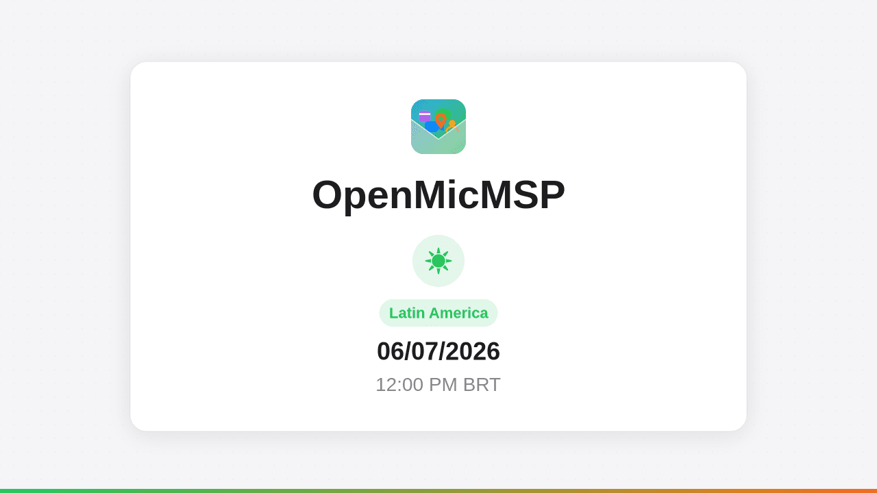 OpenMicMSP Latin America