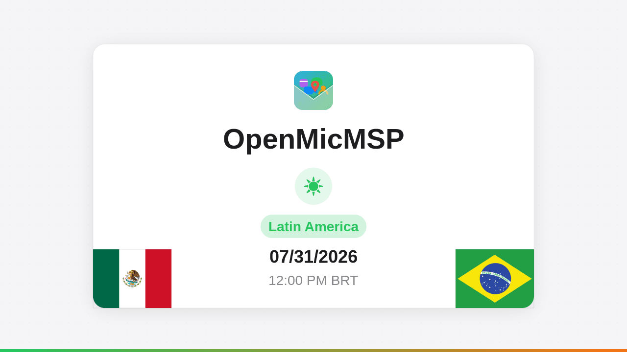 OpenMicMSP Latin America