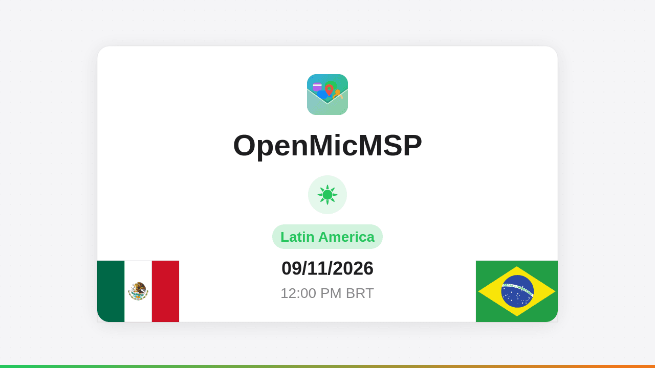 OpenMicMSP Latin America