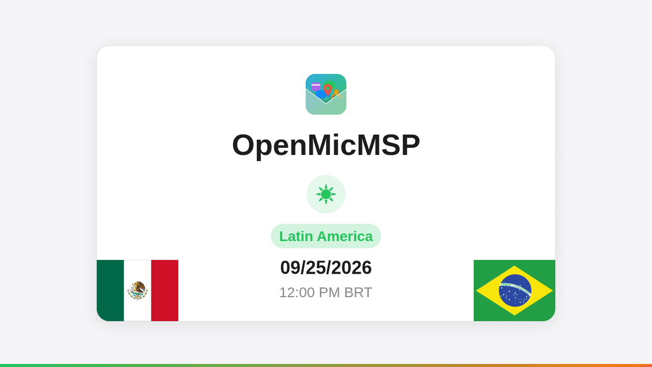 OpenMicMSP Latin America